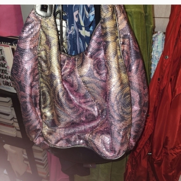 🍂🍁SUPER RARE  BOWS AND ARROWS BETSEY JOHNSON TOTE - Picture 4 of 9